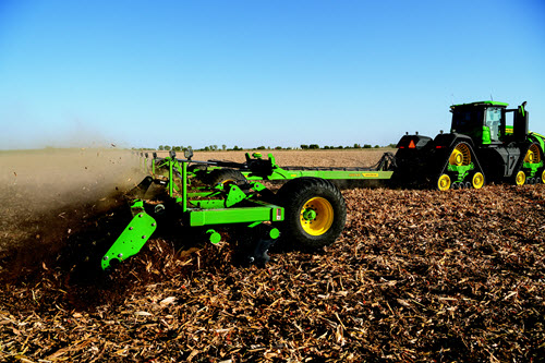 John Deere HSD in field